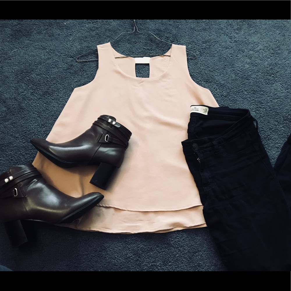 Light pink/Beige tank top